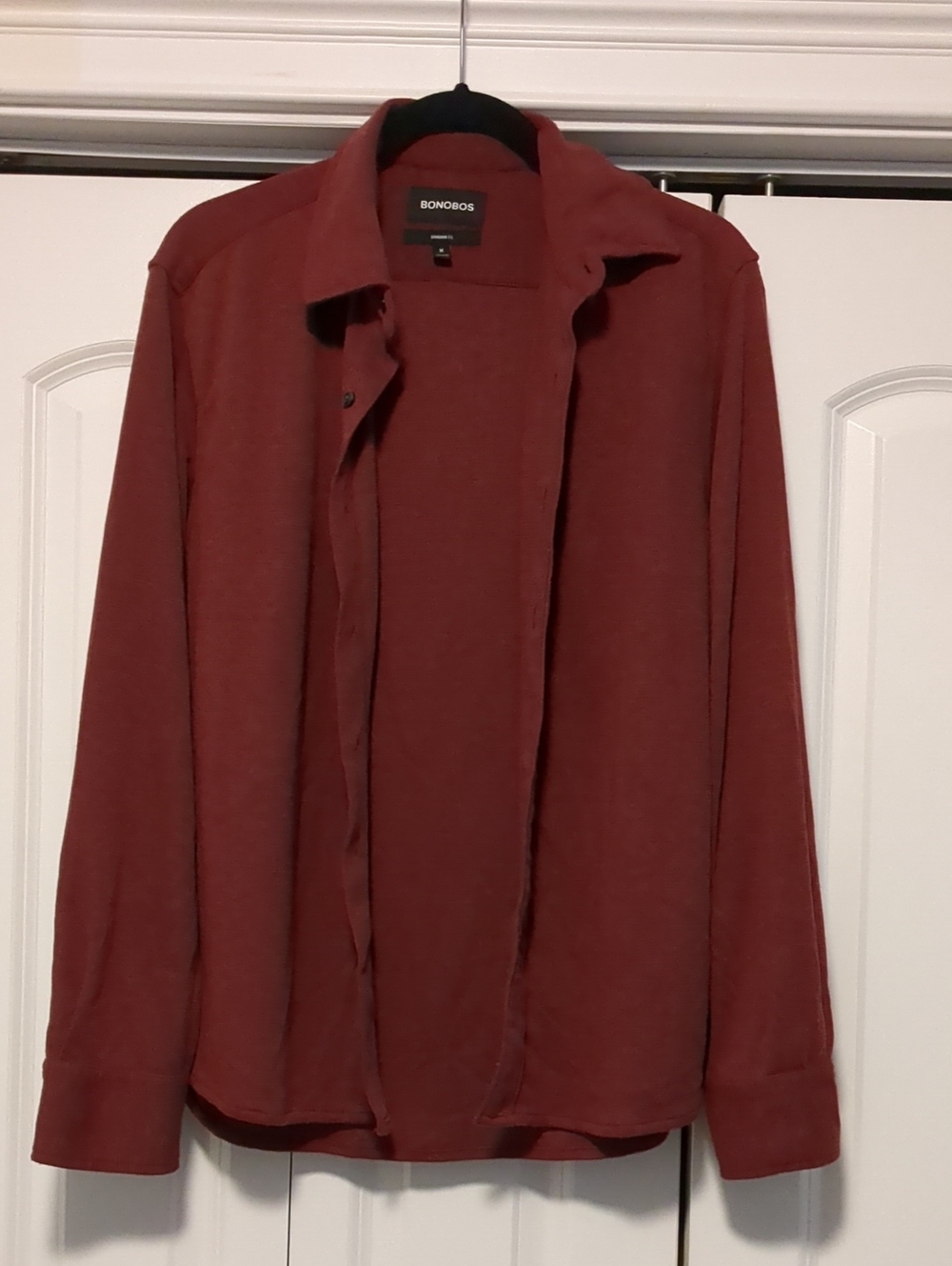 Men's Waffle Knit Button Down